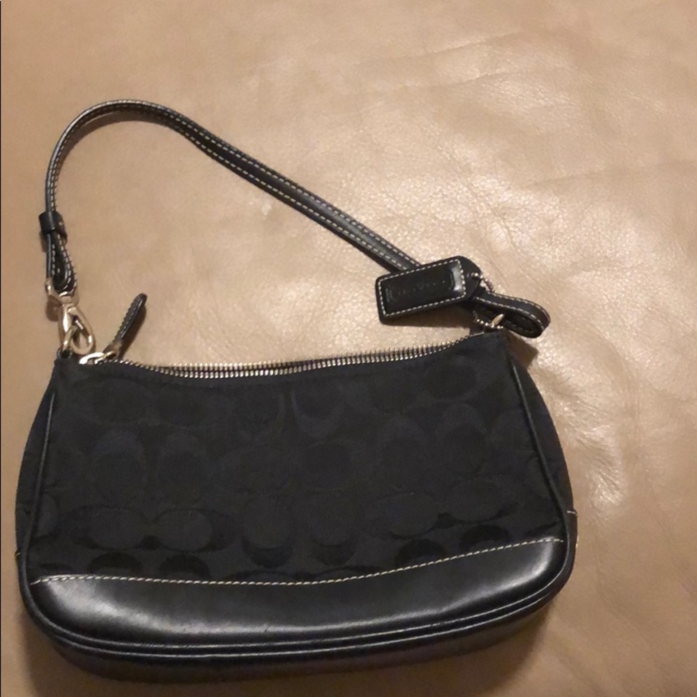 Coach mini shoulder bag/ wristlet